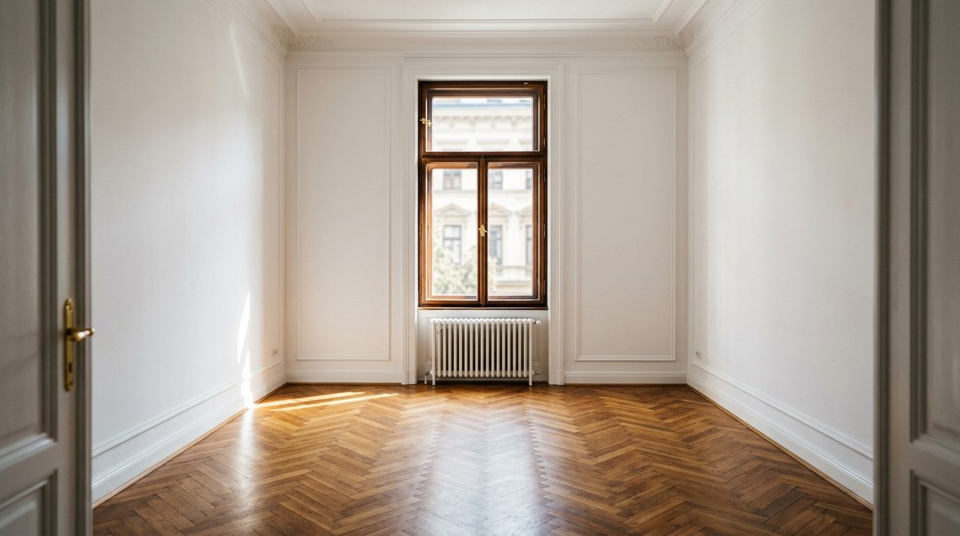 Altbauwohnung in einer österreichischen Stadt
